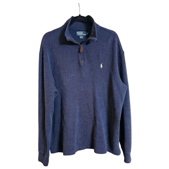 POLO RALPH LAUREN Quarter Zip Pullover - Size Large - Picture 1 of 7